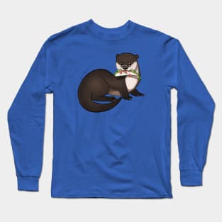 Fishy Otter Long Sleeve T-Shirt